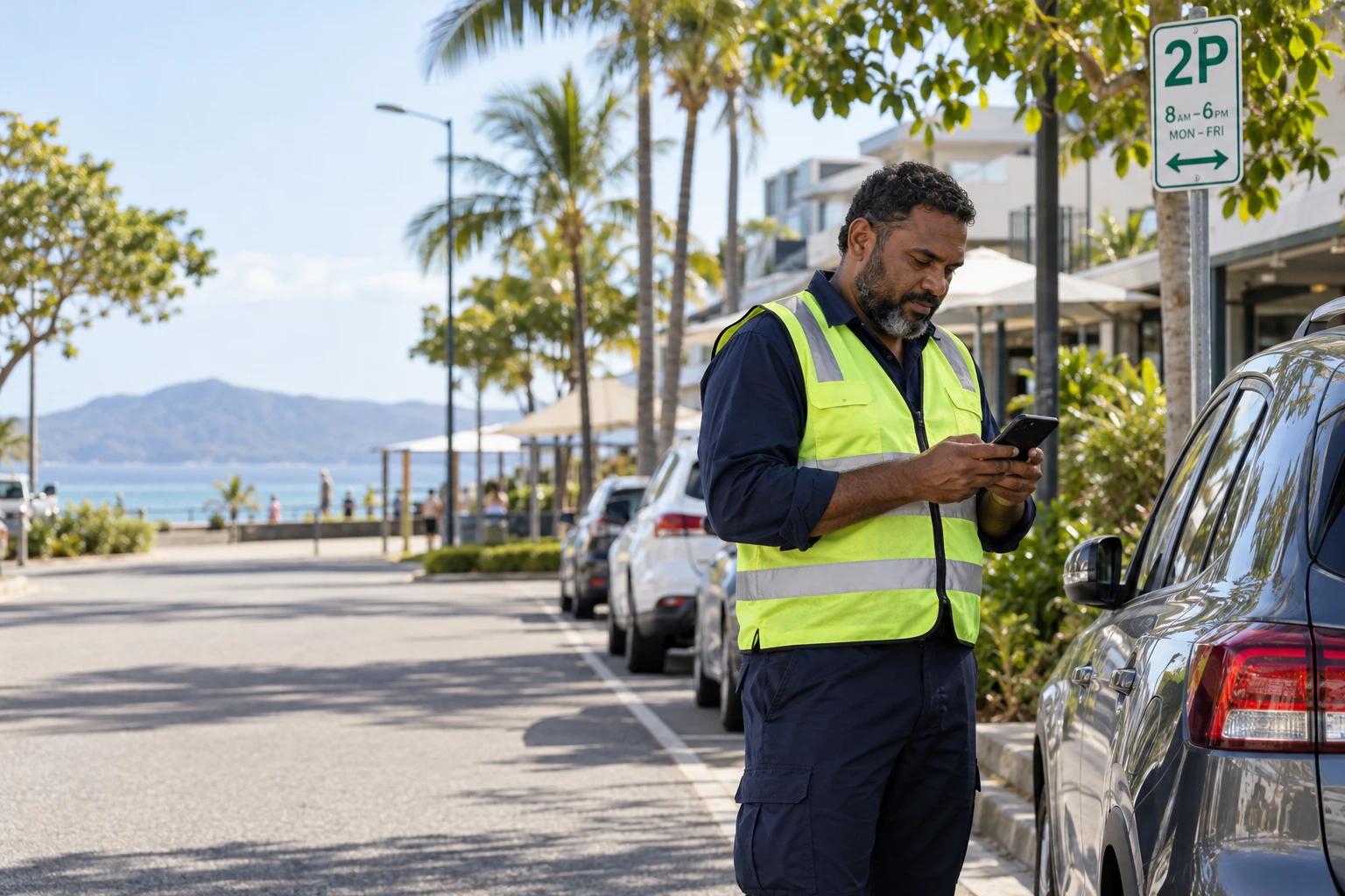 Illustrative patrol coverage work scenario